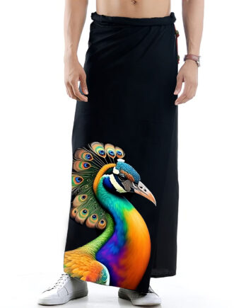 Colorful Peacock Sarong
